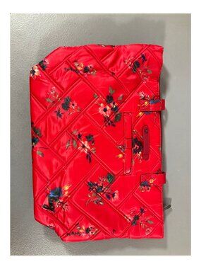 Lug Skyliner Medium Tote - Unisex, Polyester, Bouquet Red with Trolley Sleeve